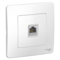 Розетка компьютерная 1-м СП Blanca RJ45 кат.5e белая SE BLNIS045001